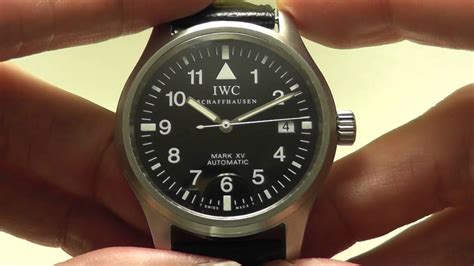 iwc mark xv review|iwc mark xv price.